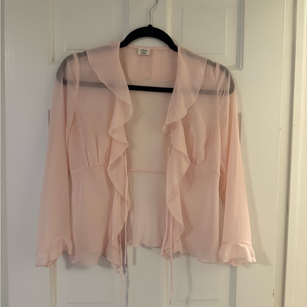 Wilfred Light Pink Frenchy Blouse - Picture 3 of 7